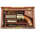 Beautiful Cased British Bar Hammer Pepperbox Pistol