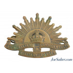 WWII Australian Commonwealth Military Forces Cap Badge