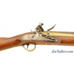 British Brass-Barreled Flintlock Blunderbuss With Bayonet by Parker