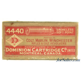  WWI Era Dominion Cartridge Co. 44-40 Smokeless Ammo Colt, Marlin, Winchester Call Outs