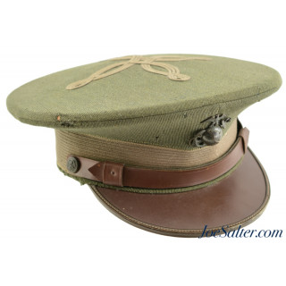 WWII USMC Officer's Visor Cap