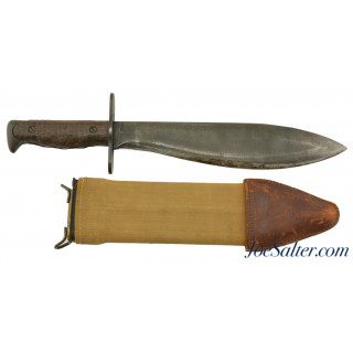 US WWI M1917 Bolo Knife/Scabbard Plumb 1918