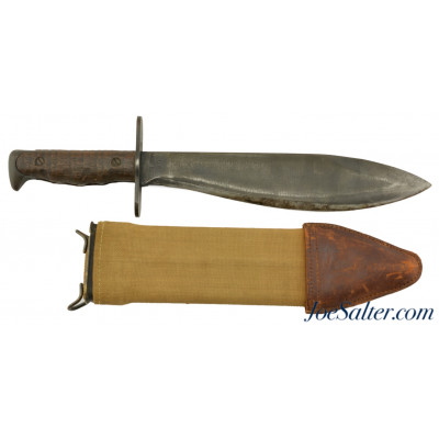 US WWI M1917 Bolo Knife/Scabbard Plumb 1918