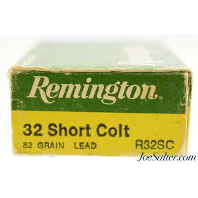 Remington 32 Short Colt Ammo 82 Grain Lead 50 Rounds
