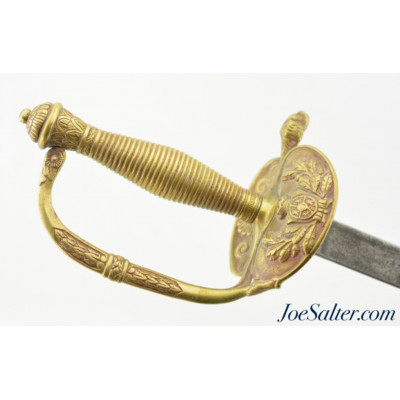 Spanish Sword for Infantry Officer Model 1867. Dated in 1874. Spain