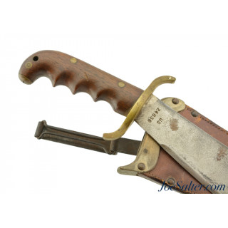 US Model 1904 Hospital Corps Knife and Scabbard Dated 1912