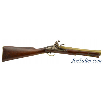 British Brass-Barreled Flintlock Blunderbuss