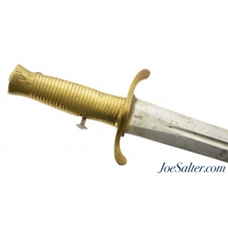RMA Marked British Pattern 1837 Brunswick Rifle Bayonet by Enfield