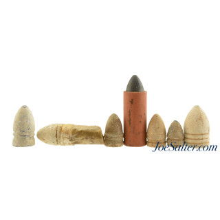  Civil War Bullet & Cartridge Lot Smith Carbine Gardiner Sage 