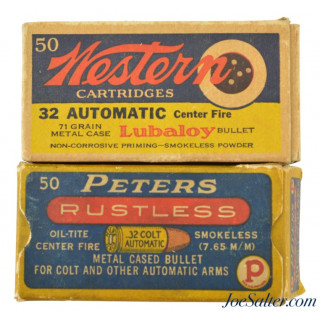 Western & Peters 32 Auto Ammunition 7.65 mm 