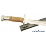 Belgium M1924 FN Mauser Short Export Pattern Bayonet
