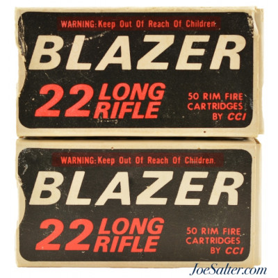 Vintage Blazer .22 Long Rifle Black box 22B early 70’s