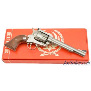  LNIB Stainless 1st Year New Model Ruger Blackhawk 357 Mag Mfg 1974 C&R