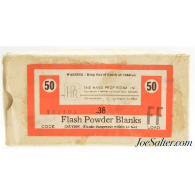 38 Cal Flash Powder Blank Ammo The Hand Prop Room Los Angeles CA