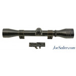 Vintage Redfield 4X Widefield Gloss Duplex Scope and rings