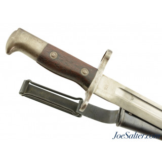 1901 Dated Krag Bayonet & Model 1899 Belt Attachment