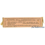 Sealed! WWI 45 ACP Ammo Packet Remington-UMC 
