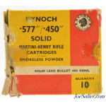 Kynoch 577/450 Martini-Henry Rifle Ammo 10 Rds 480 Grains Smokeless