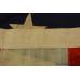 Antique US Standard 6' X 10' Wool Spanish American Era 45 Star American Flag