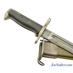 WWII US Union Fork & Hoe (UFH) M1 Garand Bayonet and Scabbard
