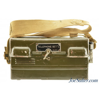 British or Canadian Field Phone - Telephone Set "L" YA. 3717