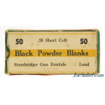 1950's Stembridge Gun Rental 38 Short Colt Black Powder Blanks 