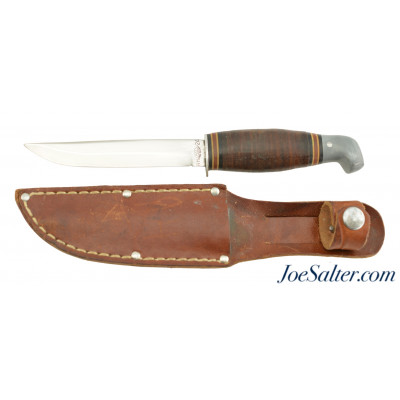 WWII ERA PAL RH-24 “Boy Scout” Knife with Leather Scabbard