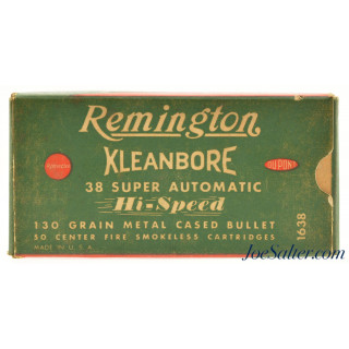 Vintage Remington 38 Super Automatic Ammo (50 rds)
