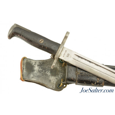Pre-WWI M1905 Bayonet Springfield 1910/M1905 T3 Scabbard