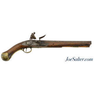 Rev War Era British Sea Service Flintlock Pistol