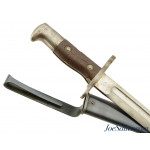 Excellent 1896 Dated Krag Bayonet & Early Type Steel Scabbard
