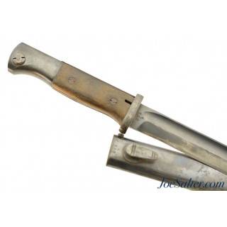 WWII German SG 84/98 3d Model Bayonet All Matching Numbers