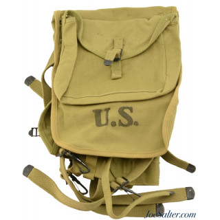 Excellent WWII U.S. Army M-1928 Haversack RUBRO 1942