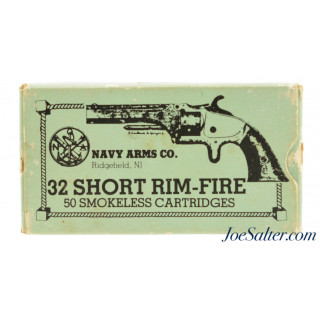 Navy Arms 32 Short Rim-Fire Ammunition Full Box 50 Rds