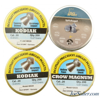 H&N Sports Cal. .20 Precision Airgun Pellets 800ct