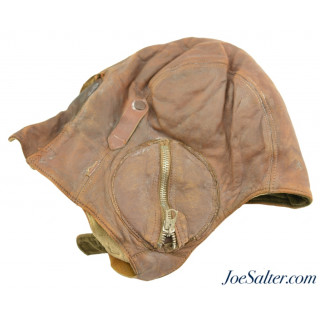 WWII Canadian RCAF Leather Pilots Helmet