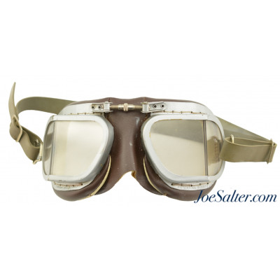 WWII Pilot Goggles Stadium Brand Made In England 