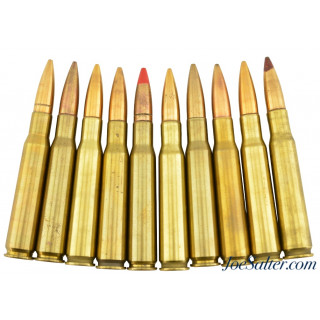 10 Vintage .50 BMG Rounds Pre-WWII and WWII