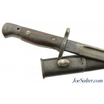 WWI Canadian P1907 Second Model Sanderson Bayonet with Scabbard