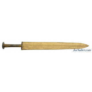 Chinese Short Sword Excellent Gilded  Blade 400-300 BC