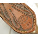 J. Nunez Mexican Tooled Leather Gun Belt Rig 22 Cal Right Hand Size 38