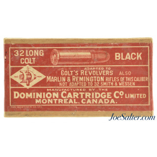 Dominion Cartridge Co. 32 Long Colt BP Ammo Marlin & Remington Call Outs 
