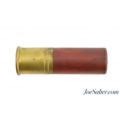  Scarce 8 Gauge Loaded Shotgun Shell #4 Shot Kirkwood