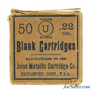  Scarce Early Issue Union Metallic Cartridge Co. 1880's 22 Blank Ammo