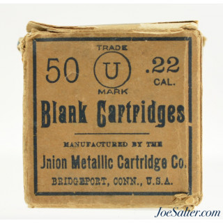  Scarce Early Issue Union Metallic Cartridge Co. 1880's 22 Blank Ammo
