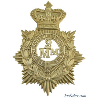 1890's 2cd Battalion Monmouthshire Regulars Helmet Plate