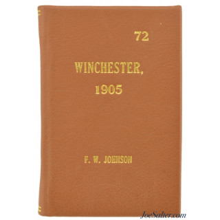 Winchester Edition #72, 1905 Item Description Catalog F.W. Johnson