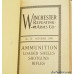 Winchester Edition #72, 1905 Item Description Catalog F.W. Johnson