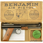  Pre WWII Boxed Benjamin Model 117 “Grass-Hopper” Lever Air Pistol 