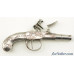 Beautiful Pair of All-Metal 18th Century Flintlock Pistols by G. Devillers of Liege
